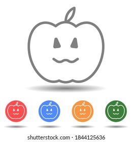 Simple illustration vector of Halloween pumpkin