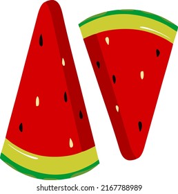 ilustración simple de la dieta de sandía
