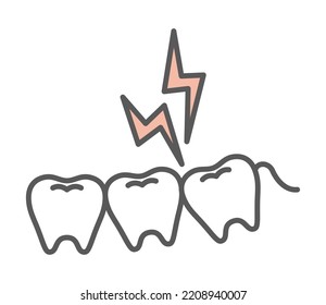 simple illustration of wisdom teeth