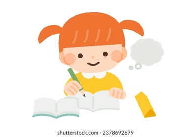 a simple illustration without the main line. vector data that is easy to edit color.