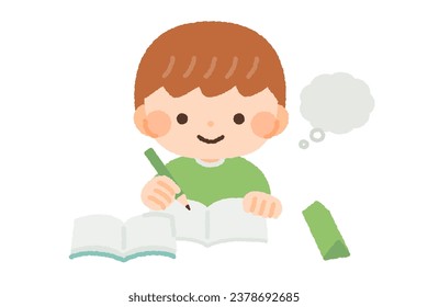 a simple illustration without the main line. vector data that is easy to edit color.
