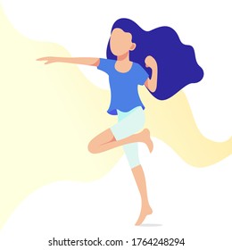Simple illustrations illustrate keep going ahead