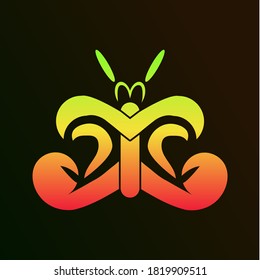 Simple illustrations like butterflies look medern and clean, can be for logos, background, Your design decorations, etc.