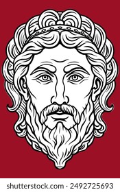 simple image of an ancient Greek and Roman