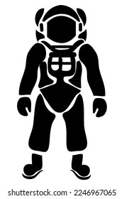 A simple image of an astronaut