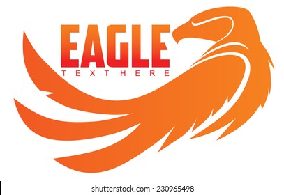 simple image of an eagle