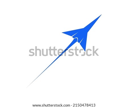  simple image of a fighter jet icon