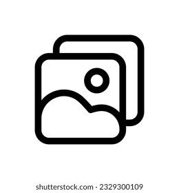 Simple Image icon. The icon can be used for websites, print templates, presentation templates, illustrations, etc