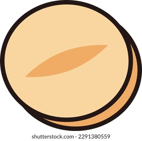 Ilustración simple de los comprimidos de medicina