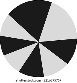 Simple image illustration of a pie chart