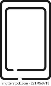 Einfache Bild-Illustration eines Smartphones