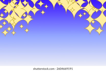 Simple image of the night sky. Christmas.
