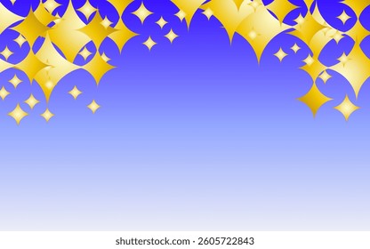 Simple image of the night sky. Christmas.