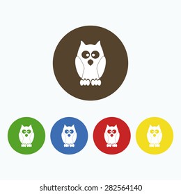 Simple image of an owl.