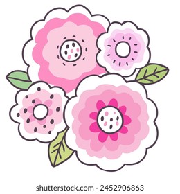 simple image of pink flower bouquet