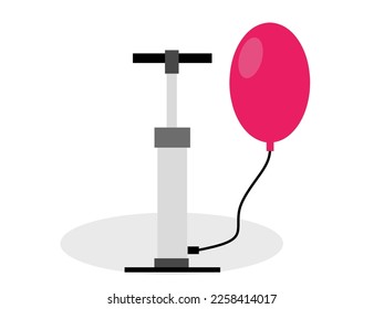 simple image of pump and balloon