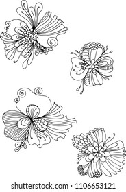 Simple imaginative handmade flowers number eleven