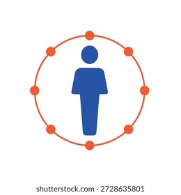 Icono de experiencia de inmersión simple para redes sociales, App y Diseño web. Ilustración vectorial, Eps 10.