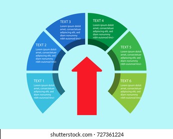 simple increase infographics with 4 option ,vector