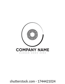 Simple incredibly authentic style letter O logo template, Vector logo for business and technology corporations 