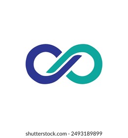 Simple Infinity Logo Vector Illustration