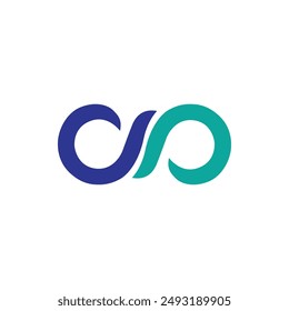 Simple Infinity Logo Vector Illustration