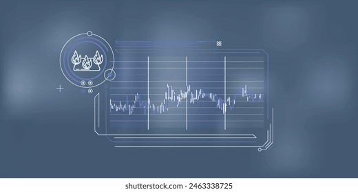 A simple infographic about stable natural gas prices.