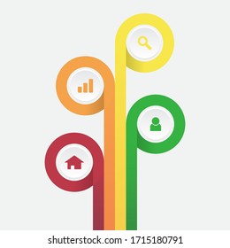 simple infographic concept , vector illustration.