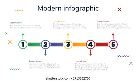 Simple Infographic design  vector for business presentation