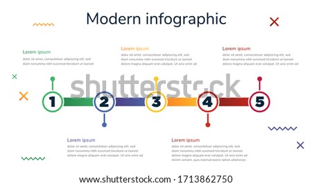 Simple Infographic design  vector for business presentation
