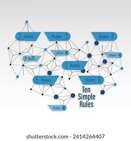 Simple infographic with icons for your text