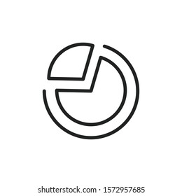 Simple infographic line icon. Stroke pictogram. Vector illustration isolated on a white background. Premium quality symbol. Vector sign for mobile app and web sites.