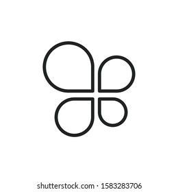 Simple infographic line icon. Stroke pictogram. Vector illustration isolated on a white background. Premium quality symbol. Vector sign for mobile app and web sites.