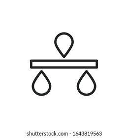 Simple infographic line icon. Stroke pictogram. Vector illustration isolated on a white background. Premium quality symbol. Vector sign for mobile app and web sites.