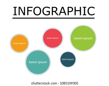 simple infographic template, for business presentation