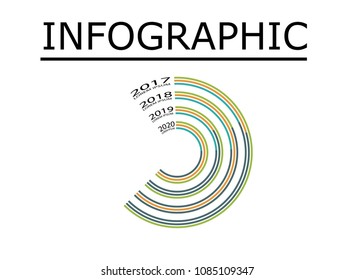 simple infographic template, for business presentation