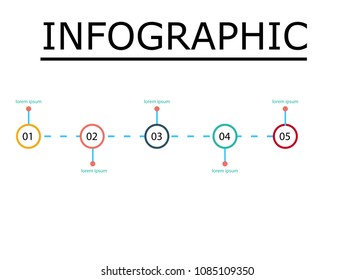 simple infographic template, for business presentation