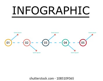 simple infographic template, for business presentation