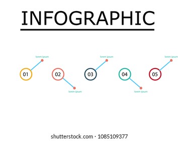 simple infographic template, for business presentation