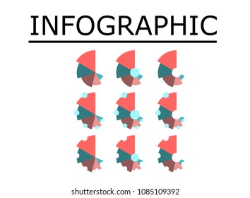 simple infographic template, for business presentation