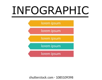 simple infographic template, for business presentation