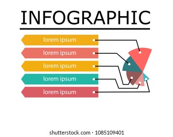 simple infographic template, for business presentation