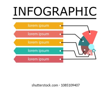 simple infographic template, for business presentation