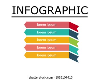 simple infographic template, for business presentation