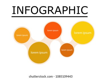 simple infographic template, for business presentation
