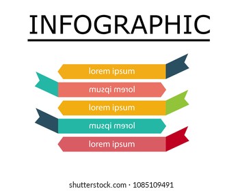 simple infographic template, for business presentation