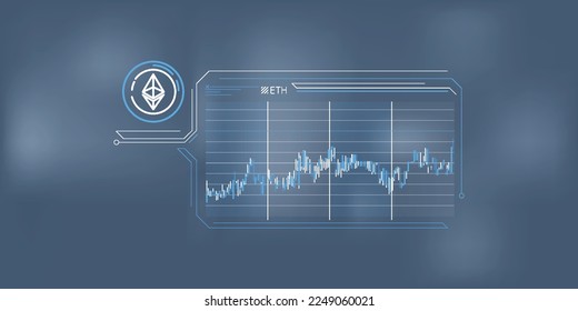 Infografía simple sobre la estabilidad del precio del etéreo.