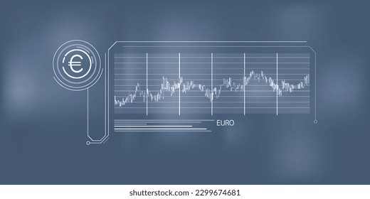 Infografías simples sobre la estabilidad del precio del euro.