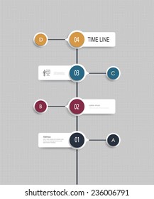 Simple Infographics elements design template can be used for numbered banners.workflow layout, diagram,graphic or website layout. Parts of infographic. Vector elements.