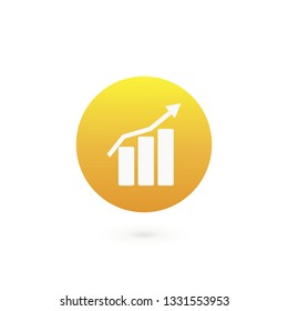 Simple infographics icon. Universal infographics icon to use for web and mobile UI, set of basic infographics elements